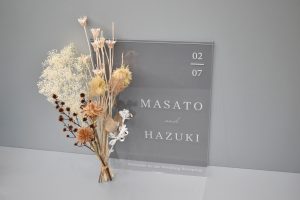 アクリルを使ってウェルカムボードを華やかに 最強アレンジ集 アクリルデポ